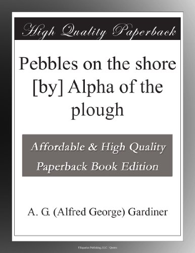 Pebbles on the shore [by] Alpha of the plough