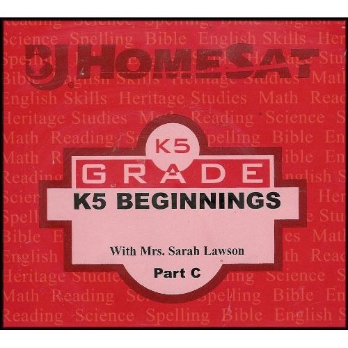 Kindergarten Grade K5 Beginnings - Part C (Incorporate English Skills, Building a Strong Phonics Framework with Songs, Charts, and Activities in a Balanced Approach That Emphasizes Word Meaning) [Multiple DVDs] (BJ HomeSAT Distance Learning)