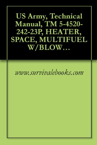US Army, Technical Manual, TM 5-4520-242-23P, HEATER, SPACE, MULTIFUEL W/BLOWER, 28 VDC, (MODEL 15-1V), (NSN 4520-01-032-7363), military manauals, special