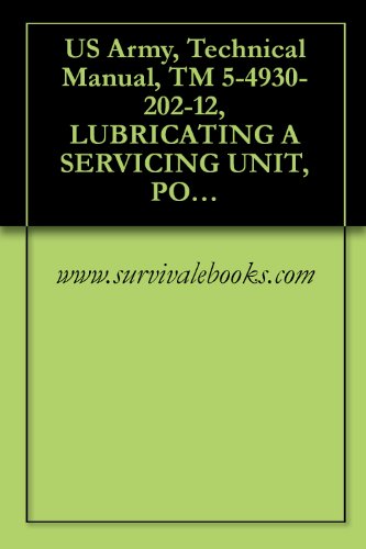 US Army, Technical Manual, TM 5-4930-202-12, LUBRICATING A SERVICING UNIT, POWER OPERATED, SKID MOUNTED, 16 CFM COMPRESSOR RECIPROCATING, POWER DRIVEN