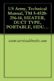 US Army, Technical Manual, TM 5-4520-256-14, HEATER, DUCT TYPE, PORTABLE, HDU-36/E, 120,000 BTU, MODEL H82, (NSN 4520-01-254-8548) AND H83, (4520-01-332-2394)