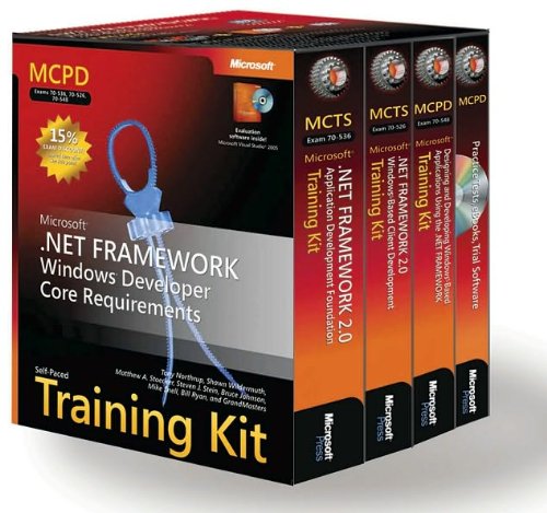 MCPD Self-Paced Training Kit (Exams 70-536, 70-526, 70-548) (text only) by A.Northrup.S.Wildermuth.M.A.StoeckerS.J.Stein