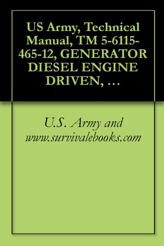 US Army, Technical Manual, TM 5-6115-465-12, GENERATOR DIESEL ENGINE DRIVEN, TACTICAL SKID MTD, 30 KW, 3 PHASE, 4 WIRE 120/208 AND 240/416 V, (DOD MODEL ... ELECTRIC, (6115-00-463-9085), (MODEL MEP-00