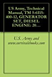US Army, Technical Manual, TM 5-6115-400-12, GENERATOR SET, DIESEL ENGINE: 200 KW, 60 HZ, AC, 120/208 V, 240/416 V, 3 PHASE, CONVERTIBLE TO 167 KW, 50
