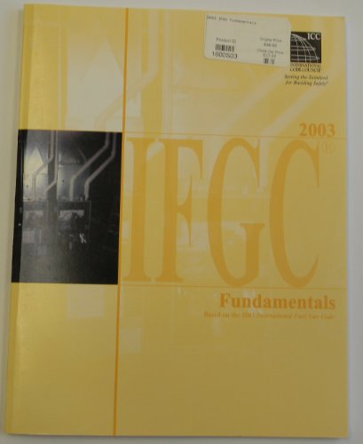 2003 International Fuel Gas Code Fundamentals