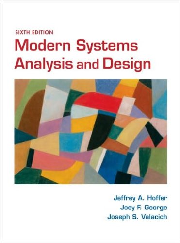 J.E.Hoffer'sModern Systems Analysis and Design (6th Edition) [Hardcover]2010)