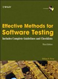 Effective Methods for Software Testing (text only) 3rd (Third) edition by W.E. Perry