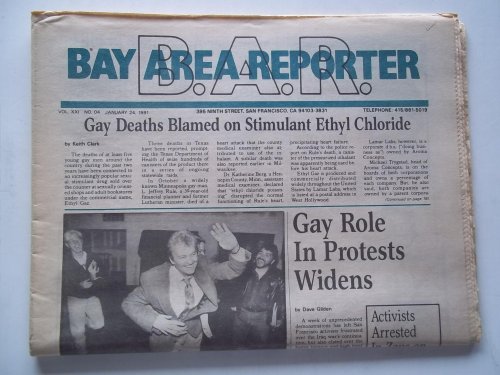 Bay Area Reporter B.A.R. (Vol. XXI No. 4, January 24, 1991) Gay Newspaper