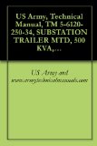 US Army, Technical Manual, TM 5-6120-250-34, SUBSTATION TRAILER MTD, 500 KVA, AC, 416Y/240 V, 208Y/120 V, 3 PHASE, 50/6, (AVIONICS MODEL 950-2200A), (FSN
