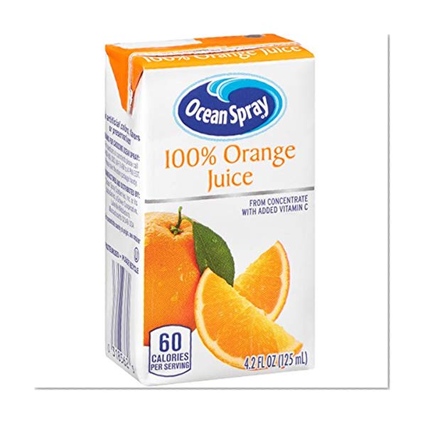 Book Cover Ocean Spray 100% Orange Juice, 4.2 Ounce Juice Box (Pack of 40)