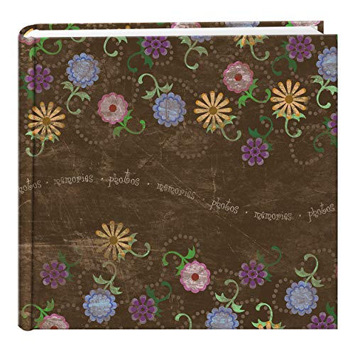 Book Cover Pioneer Photo Albums 200 Pocket Printed Aged Floral Design Photo Album for 4 by 6-Inch Prints