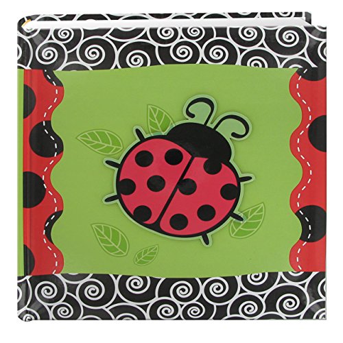 Book Cover Pioneer Photo Albums 200-Pocket 3-D Lady Bug Applique Cover Photo Album, 4 by 6-Inch
