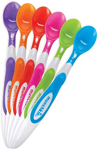 Munchkin Lot de 6 cuillères pour bébé à extrémité souple
