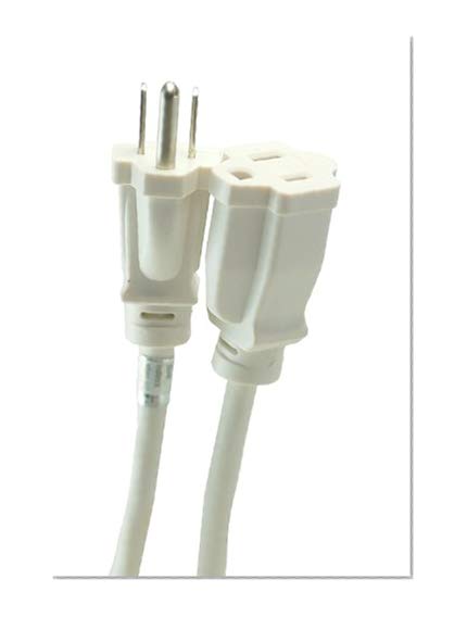 Woods 277563 Outdoor Extension Cord with Power Block, 8-Foot, White