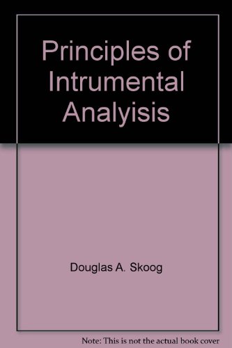 Principles of Intrumental Analyisis