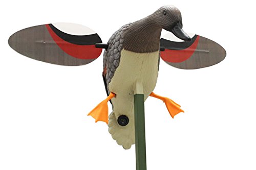 MOJO Outdoors Spinning Wing Duck Decoy, Duck Hunting Gear and Accessories, Gadwall,Beige,One Size,HW2102