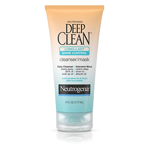 Neutrogena Deep Clean Long-Last Shine Control, Cleanser/mask, 6 Ounce