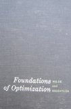 Foundations of Optimization. 1st Ed. 6th Pr