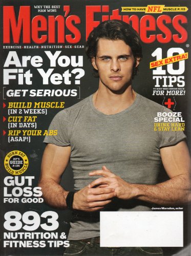 Men's Fitness, AUGUST 2006, (photo by GUY AROCH), James Marsden, All-Star Training Plan, Party Shots, Surefire Sex Secrets, College Football Preview