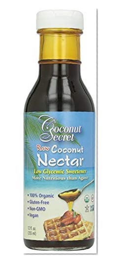 Coconut secret Raw Nectar de noix de coco, édulcorant à faible teneur glycémique, le 12 fl oz (355 ml) 2.3 x 2.4 x 7.9 inches
