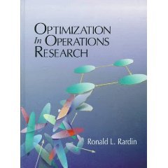 R.L. Rardin's Optimization(Optimization in Operations Research [Paperback])(1997)