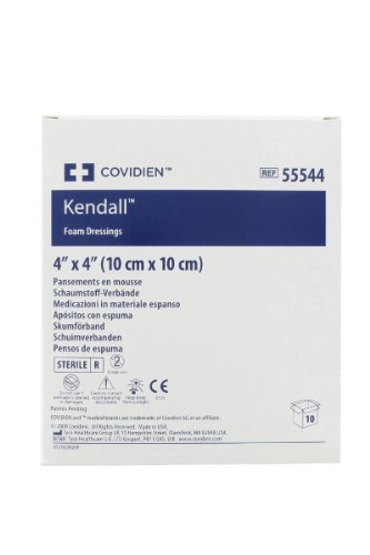 Covidien Ultra-Soft Foam Dressing (4"x4") (Box of 10)