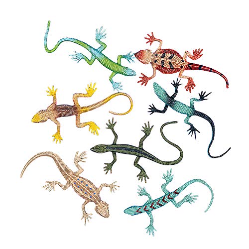 Fun Express Vinyl Lizard Assortment (4 Dozen)