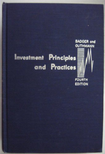 Investment Principles and Practices