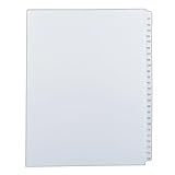 Avery Collated Legal Exhibit Dividers, Allstate Style, 151-175, Side Tab, 8.5 x 11 Inches, 1 Set (82189)