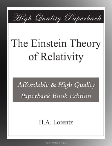 The Einstein Theory of Relativity