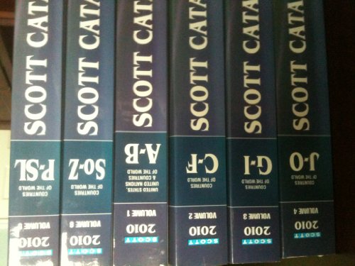 2010 Scott Standard Postage Stamp Catalogue (6 Volume Set)