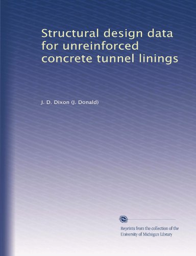 Structural design data for unreinforced concrete tunnel linings