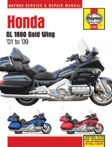 Honda GL 1800 Gold Wing Haynes Repair Manual (2001-2009)