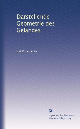 Darstellende Geometrie des GelÃ¤ndes (German Edition)