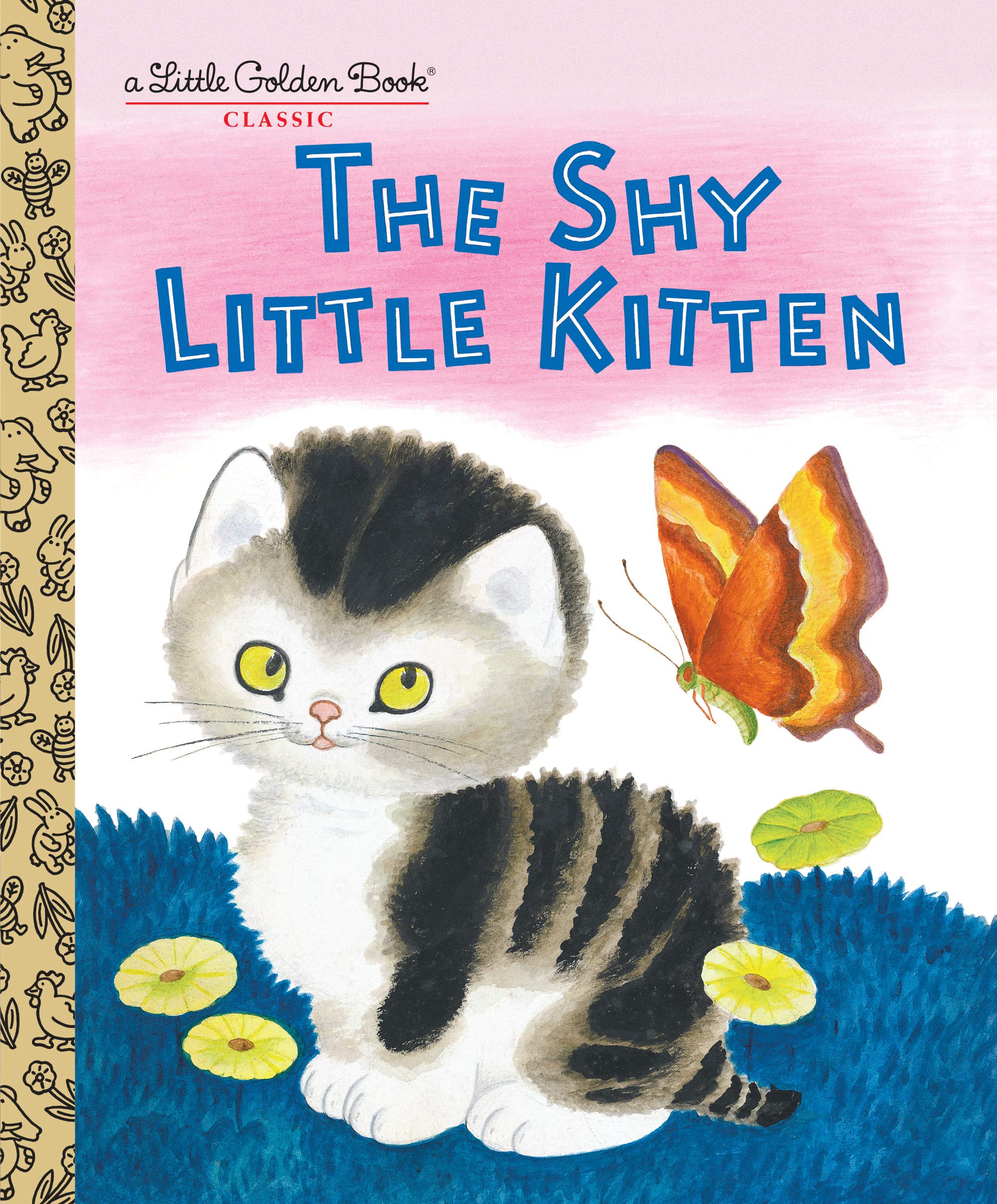 Book Cover The Shy Little Kitten (Little Golden Book)