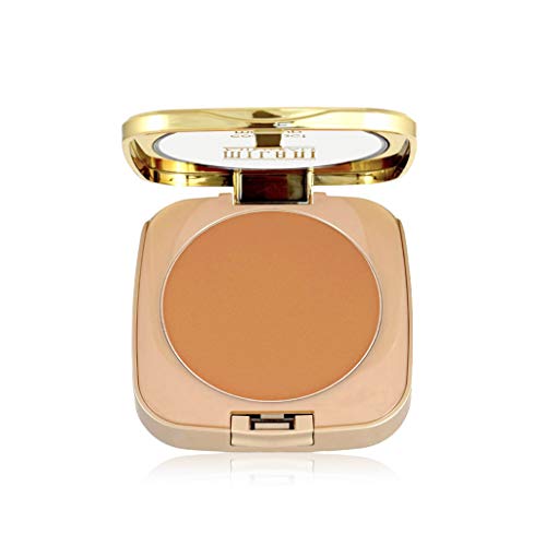 Milani Mineral Compact Makeup - Warm (0.3 Ounce) Vegan, Cruelty-Free Mineral Face Powder with Full Coverage to Conceal Imperfections