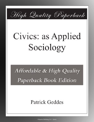 Civics: as Applied Sociology