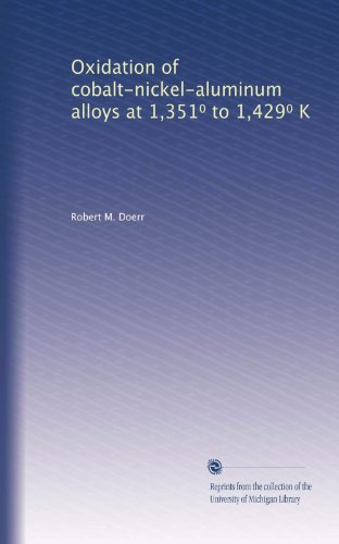 Oxidation of cobalt-nickel-aluminum alloys at 1,351? to 1,429? K
