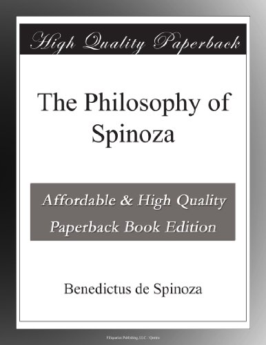 The Philosophy of Spinoza