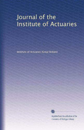 Journal of the Institute of Actuaries (Volume 9)