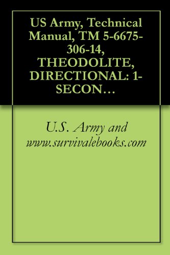 US Army, Technical Manual, TM 5-6675-306-14, THEODOLITE, DIRECTIONAL: 1-SECOND GRADUATIO 5.9-INCH LONG TELESCOPE, DETACHABLE TRIBACH W/ACCESSORIES AND