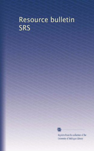 Resource bulletin SRS (Volume 3)