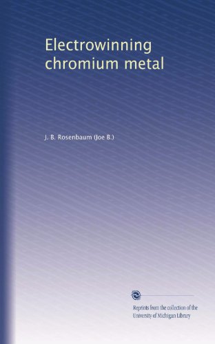 Electrowinning chromium metal