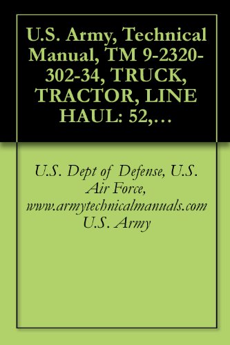 Technical Manual, TM 9-2320-302-34, TRUCK, TRACTOR, LINE HAUL: 52,000 GVWR, 6X4, M915A3, (NSN 2320-01-432-4847), (EIC: B4L), TRUCK, TRACTOR, LIGHT EQUIPMENT ... BPB), M917A2 W/MCS, (NSN 3805-01-488-6963)