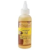 Originals by Africa's Best Therapy Coconut Oil Stimulating Growth Oil, Penetrates & Rejuvenates Hair, Skin and Nails For All Day Long Moisturizing and Conditioning, 4oz Bottle