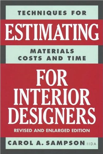 Estimating for Interior Designers (text only) Rev Sub edition by C. Sampson