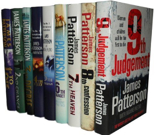 James Patterson Collection 9 Books Set Pack RRP Â£167.91 ( 9th Judgement, 8th Confession, 7th Heaven, The 6th Target, The 5th Horseman, 4th of July, 3rd Degree, 2nd Chance, 1st to Die ) (James Patterson)(Womens Murder Club)
