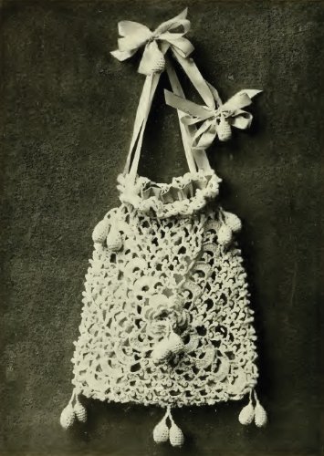IRISH CROCHET OPERA BAG Vintage Crochet Pattern