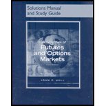 Fundamentals of Futures & Options Markets (Solutions Manual & Study Guide (6th, 08) by Hull, John C [Paperback (2007)]