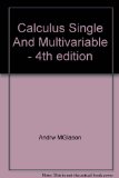 Calculus Single And Multivariable - 4th edition